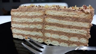 Keks torta sa čokoladom i orasimaCAKE WITH CHOCOLATE AND WALNUTS [upl. by Niloc]