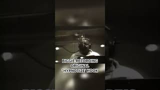 Biggie Smalls recording original “Hypnotize” hook  Rare Footage [upl. by Ibson426]