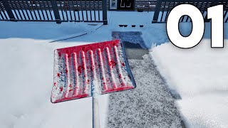 Snow Plowing Simulator  Part 1  The Beginning [upl. by Lenna]