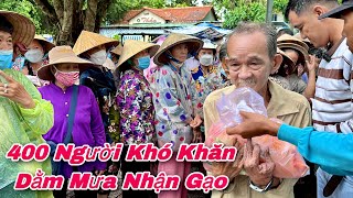 400 Người Khó Khăn Dằm Mưa Nhận Phần Quà 7 Mỹ Trong Ngày Mưa Gió Tại Vĩnh Long  Khương Nhựt Minh [upl. by Urita]