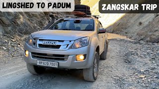 LINGSHED TO PADUM🔥ZANGSKAR LADAKH Day  7 Road Trip 🔥Zanskar Valley🔥ladakh zanskar padum [upl. by Parrie]