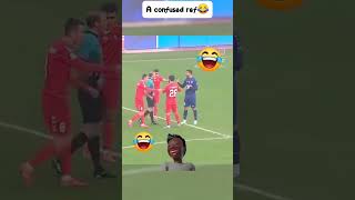 Must watch a confused referee shorts subscribe football [upl. by Eicaj247]