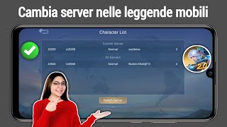 Come cambiarecambiare server in Mobile Legends 2024  Cambia server in Mobile Legends [upl. by Sibell979]