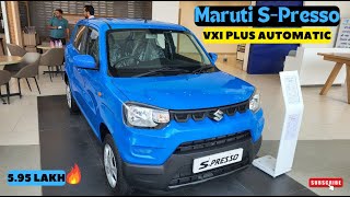 Maruti SPresso Vxi Plus AMT🔥2024 सिर्फ़ 595 लाख में😎 [upl. by Seugram]