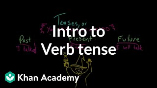 Introduction to verb tense  The parts of speech  Grammar  Khan Academy [upl. by Aveline919]