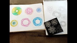 IDE Kreatif gambar anakKreatif menggambar dengan penggaris ajaib spirograph  Spirograph tutorial [upl. by Shanley952]