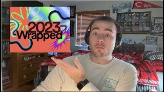 Reacting to my Spotify Wrapped 2023 [upl. by Enilav]