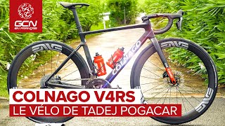 Le vélo Colnago V4RS de Tadej Pogačar UAE Team Emirates [upl. by Eshman]