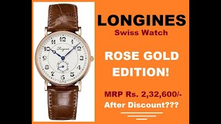 LONGINES  Presence Heritage  Model L4785873  Rose Gold Edition  Swiss Watch [upl. by Alih]