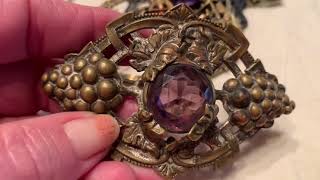 Antique jewelry brooch identification [upl. by Tadeo]