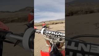 Honda CR250 with RM250  raw sound [upl. by Liahcim839]