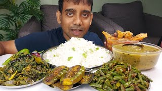 FOOD VLOG  DELICIOUS VEG OMELETTE CURRY MUKBANG EATING SHOW [upl. by Eelorac421]