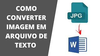 Como CONVERTER Imagem Em Arquivo De TEXTO EDITÁVEL Com Google Documentos [upl. by Kirred]