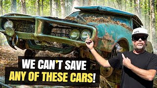 MUSCLECARS LEFT FOR DEAD IN THE WOODS AND THE OWNER WONT SELL [upl. by Kirenoj]