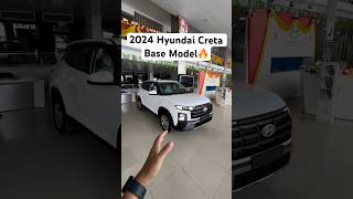 2024 Hyundai Creta Facelift E Diesel Base Model Base Model Features Review  Anurag Imley [upl. by Camel]