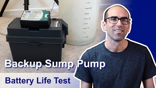 The Top Best Battery Backup Sump Pumps Review  Sump pump backup power [upl. by Gillman]