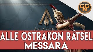 Assassins Creed Odyssey Guide  Alle Ostrakon Rätsel Messara Gelöst [upl. by Anal]