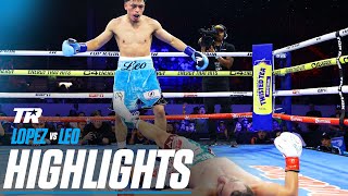 Angelo Leo SLEEPS Venado Lopez In KO Of The Year Candidate  FIGHT HIGHLIGHTS [upl. by Ardnahcal386]