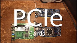 All of the different kinds of PCIe cards Most of them at least [upl. by Alyda]