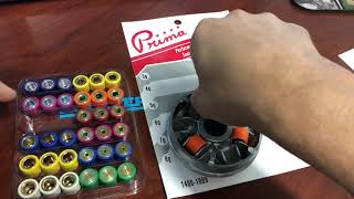 Variator roller tuning kits [upl. by Paris]