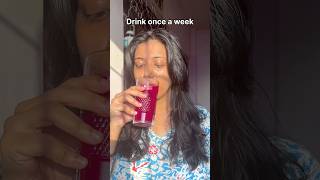 One Detox Drink for Healthy Strong Hair Growth  Haircare haircare detoxdrink [upl. by Byrd]