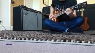 Celestion G12 Creamback Fender Deluxe Reverb amplifier demo [upl. by Werra]