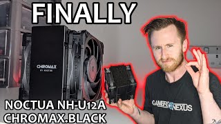 Back In Black Noctua NHU12A ChromaxBlack Review [upl. by Sophi]