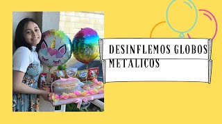 Como Desinflar Globos Metalicos shorts [upl. by Emmett571]