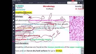 RS Microbiology  Haemophilus Influenzae  Mutah [upl. by Cleopatra279]