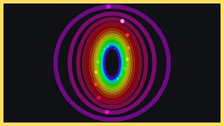 WOW Is This A Color Tunnel Pendulum Wave AWESOME  Chromatic Scale  Polyrhythms [upl. by Anaul]