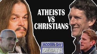 Atheists vs Christians Debate Pt 1  Cliffe Stuart vs Aron Ra Tjump [upl. by Schnell]