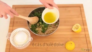 Recette de Quinoa aux asperges  Fitnextcom [upl. by Erdreid597]