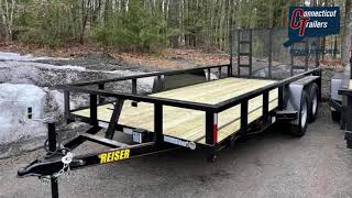 2019 Reiser Trailers L8218TA Landscape Trailer For Sale in Bolton CT [upl. by Ennaeilsel186]