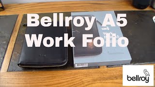 Bellroy A5 Work Follio For Tech And Daily Organization [upl. by Hcone]