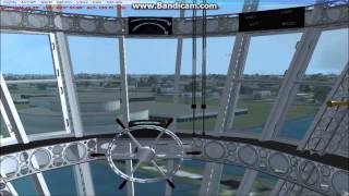 YT Norsden Land to Neso Flying the Airship in FSX [upl. by Shaughnessy]