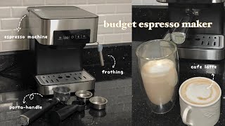 budget espresso maker ☕️  unboxing making coffee amp review shopee [upl. by Llessur]