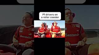 F1 drivers on a roller coaster compared you other people formula1 edit F1Cona formula144 [upl. by Tnecniv]