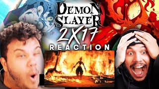 Demon Slayer Season 2 Episode 17 REACTION  The Best Action Scene in Anime History [upl. by Elrebmik]