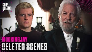 Peeta and Snow Deleted Scene  The Hunger Games Mockingjay Part 1 [upl. by Einattirb]