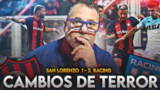 SAN LORENZO PERDIO CON RACING SOBRE LA HORA 21 CON LOS CAMBIOS DE TERROR [upl. by Aneema]