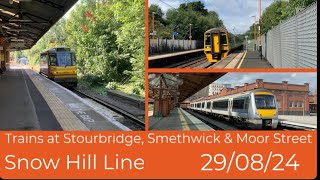 Trains at Stourbridge Jctn Smethwick amp Moor Street [upl. by Auohc]