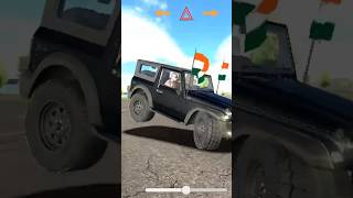 Black Thar 👿😈😈 motivate Mahindra👿😈😈 short video 🥰🥰Thar 3D game 👿😈😈Thar wala video [upl. by Nishom387]