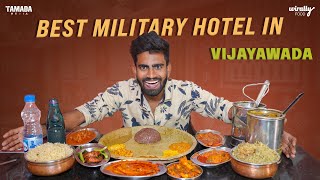 Best Military Hotel In Vijayawada  Wirally Food Trippin  Tamada Media [upl. by Ardnauq]