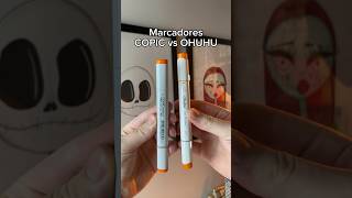 Marcadores COPIC vs OHUHU artmaterials [upl. by Autry564]