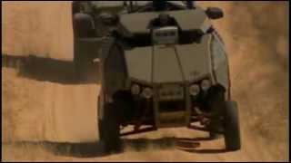 Guardium UGV GNius unmanned ground vehicle in action Israeli Army Israel [upl. by Riker]