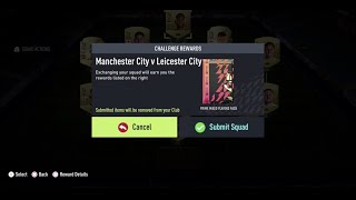 FIFA 22 SBC  MARQUEE MATCHUPS MANCHESTER CITY VS LEICESTER CITY  NO LOYALTY CHEAP SOLUTION [upl. by Annahsat]