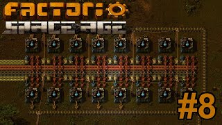 Factorio Space Age Longplay Potworna konstrukcja 8 [upl. by Eseilana354]