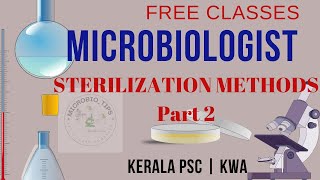 Sterilization Methods Part 2 Microbiologist Bacteriologist Exam  KWA Kerala PSC microbiologist [upl. by Tedmann]