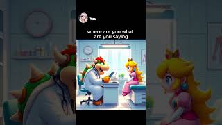 Princess Peach amp Mario Lose a Twin mario mariomovie supermariobros [upl. by Llenrrad]