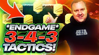 FIFA 23  END GAME THE BEST 343 CUSTOM TACTICS  PLAYER INSTRUCTIONS [upl. by Golda176]